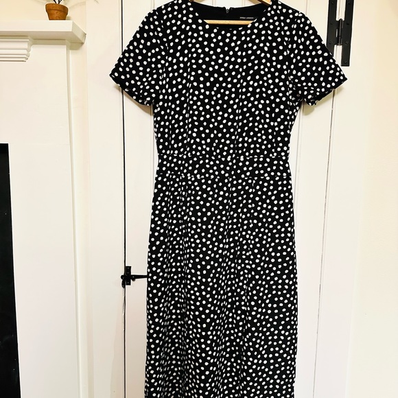 Vintage inspired Maggie London Polka Dot Maxi dress size 10 - Picture 1 of 3